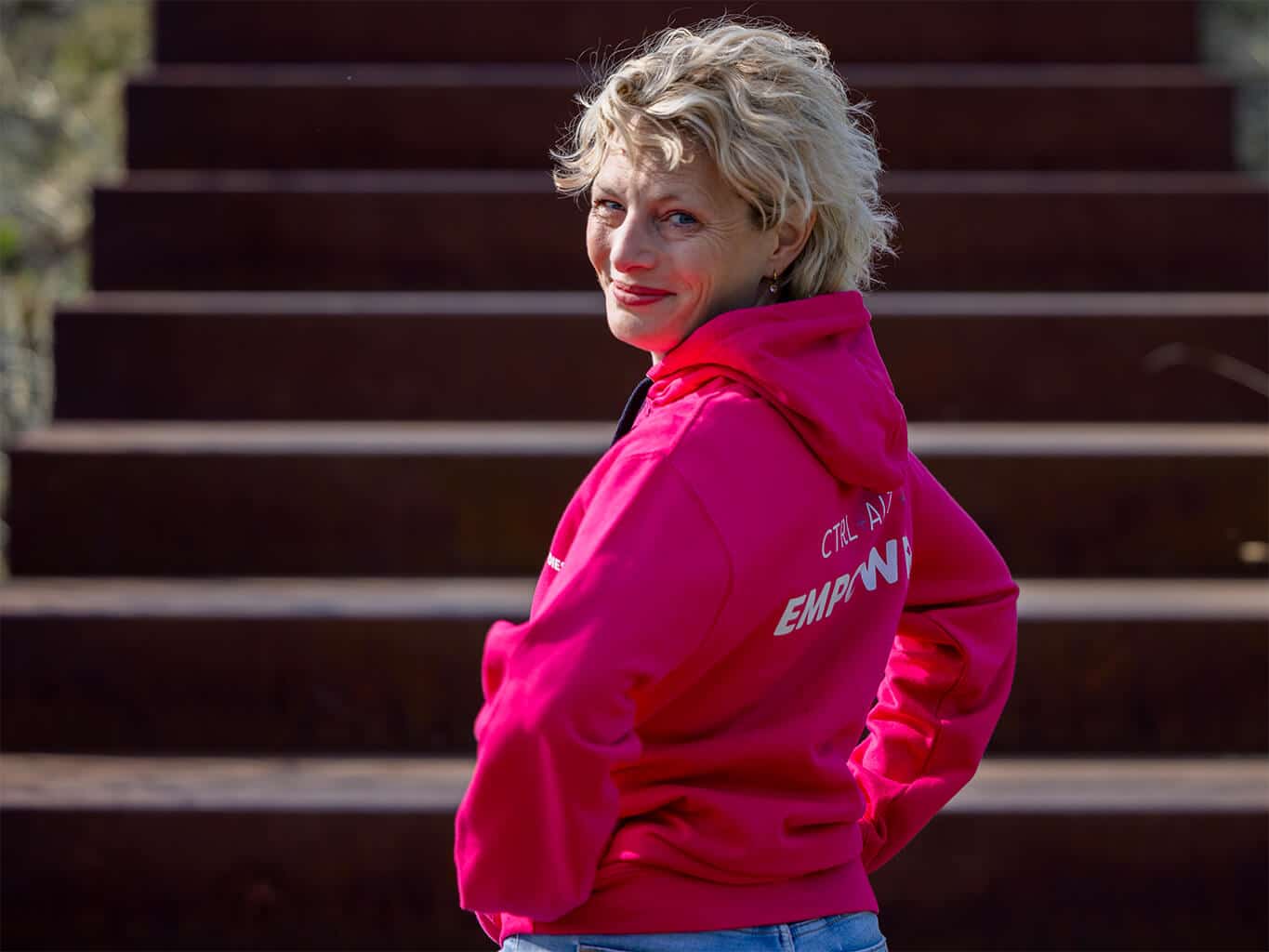 Roze Hoody Cyber Ladies - Afbeelding 5