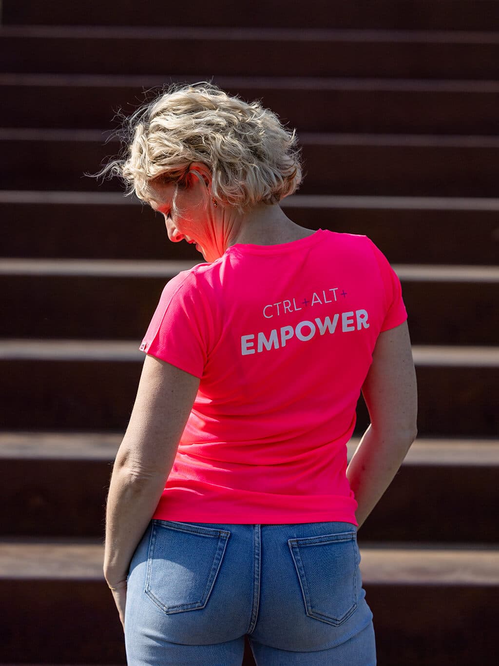 Roze Sportshirt Cyber Ladies - Afbeelding 2